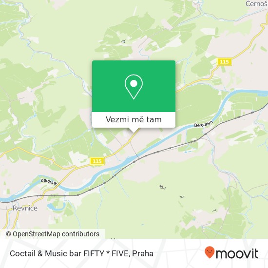 Coctail & Music bar FIFTY * FIVE mapa