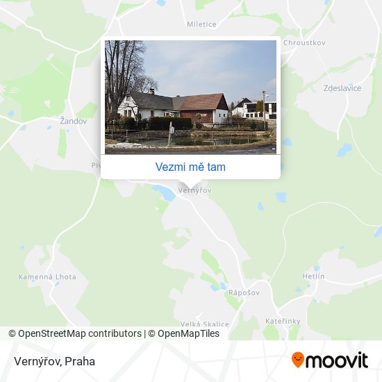 Vernýřov mapa