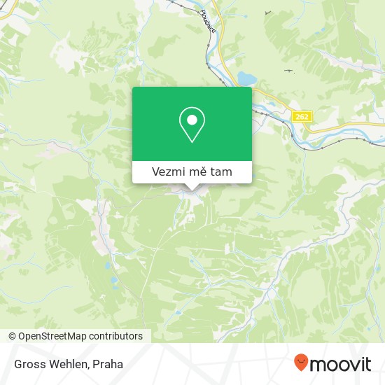 Gross Wehlen mapa