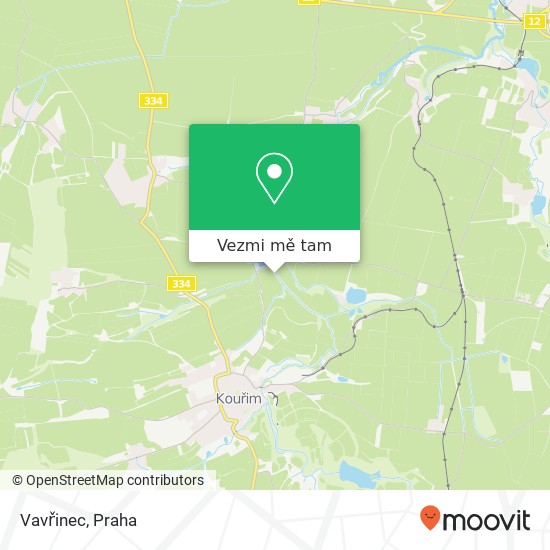 Vavřinec mapa