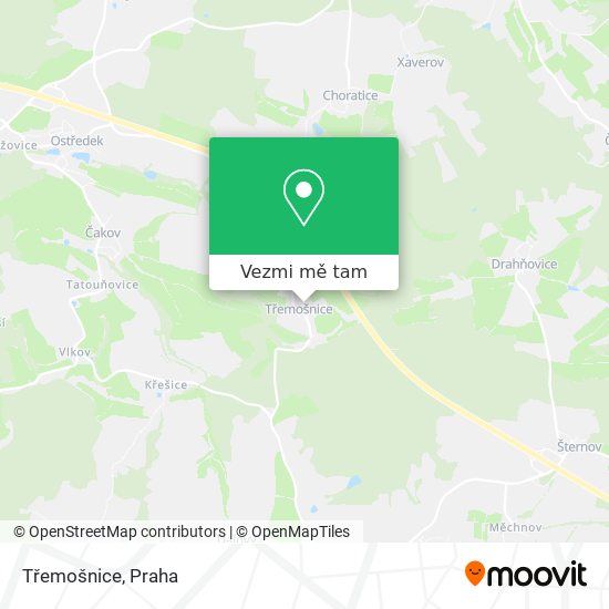 Třemošnice mapa