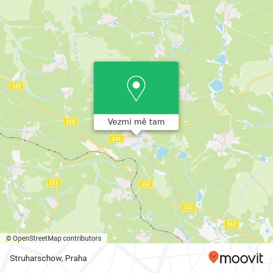 Struharschow mapa