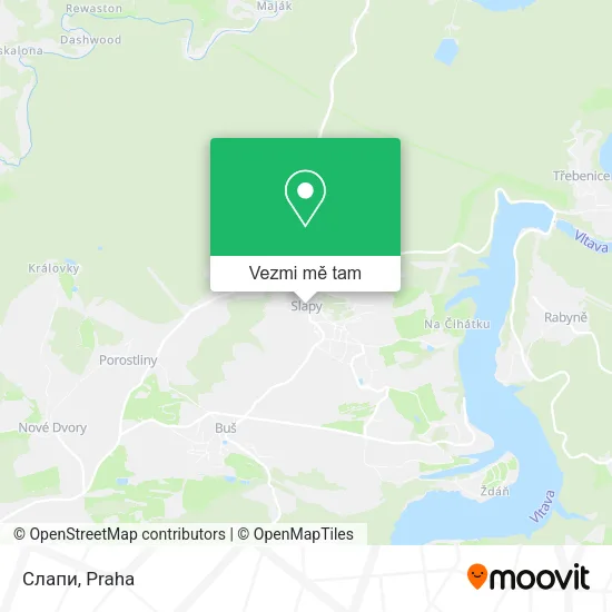 Слапи mapa