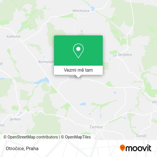 Otročice mapa