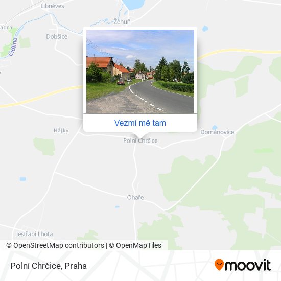 Polní Chrčice mapa