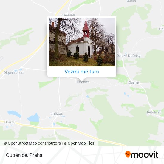 Ouběnice mapa