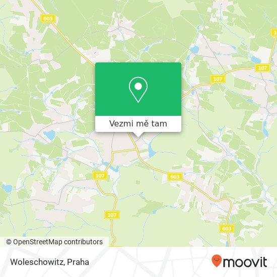 Woleschowitz mapa