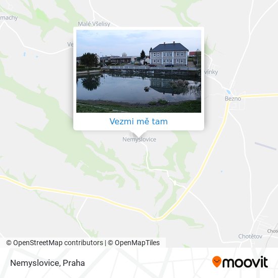 Nemyslovice mapa