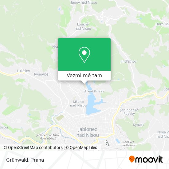 Grünwald mapa