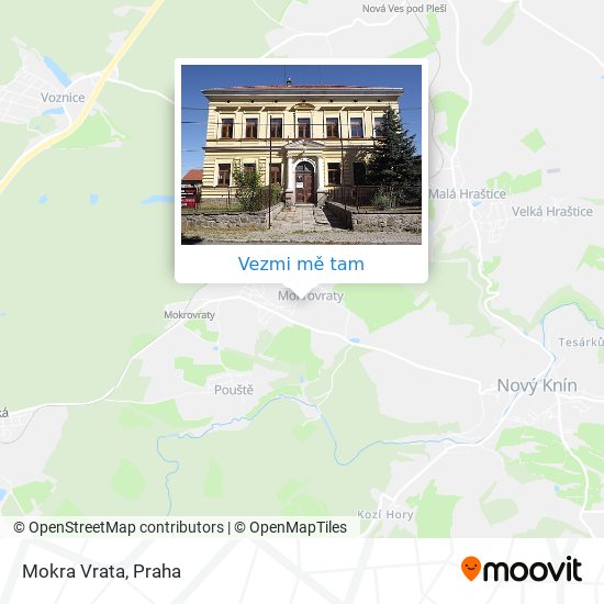 Mokra Vrata mapa