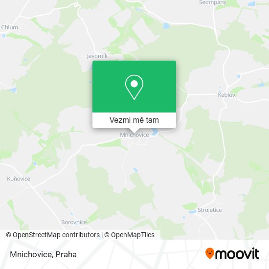 Mnichovice mapa