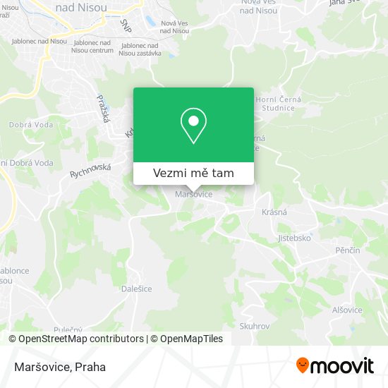 Maršovice mapa