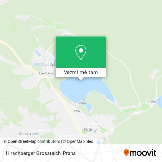 Hirschberger Grossteich mapa