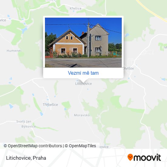 Litichovice mapa