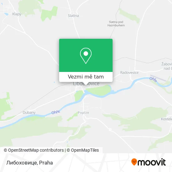 Либоховице mapa