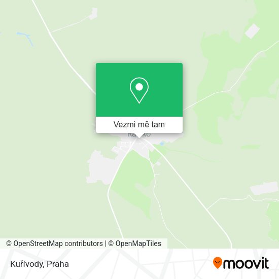 Kuřívody mapa