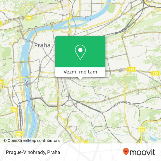 Prague-Vinohrady mapa