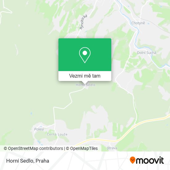Horní Sedlo mapa