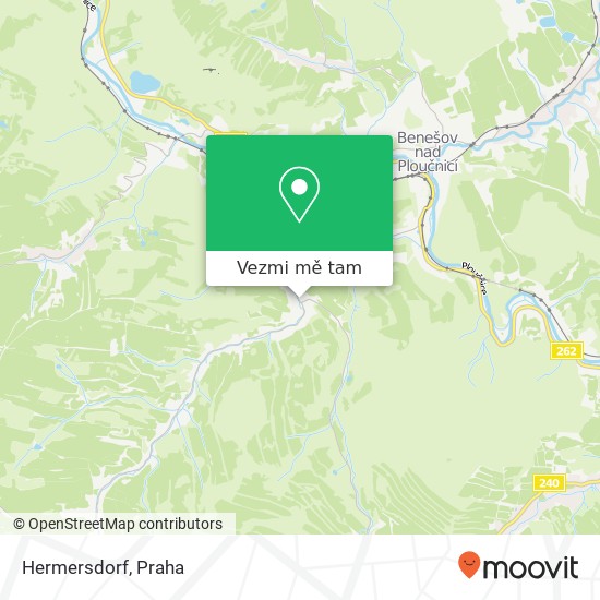 Hermersdorf mapa