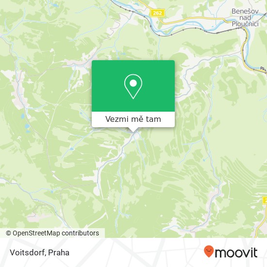 Voitsdorf mapa