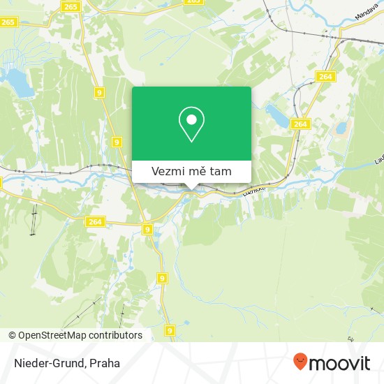 Nieder-Grund mapa