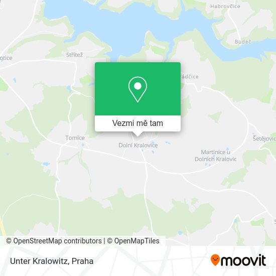 Unter Kralowitz mapa