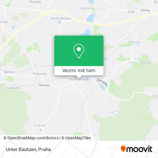 Unter Bautzen mapa