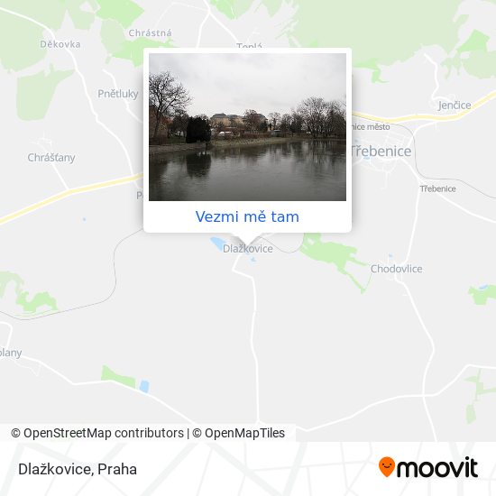 Dlažkovice mapa