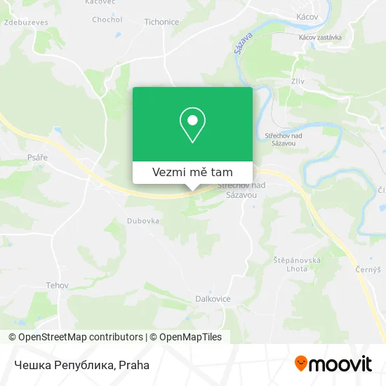 Чешка Република mapa