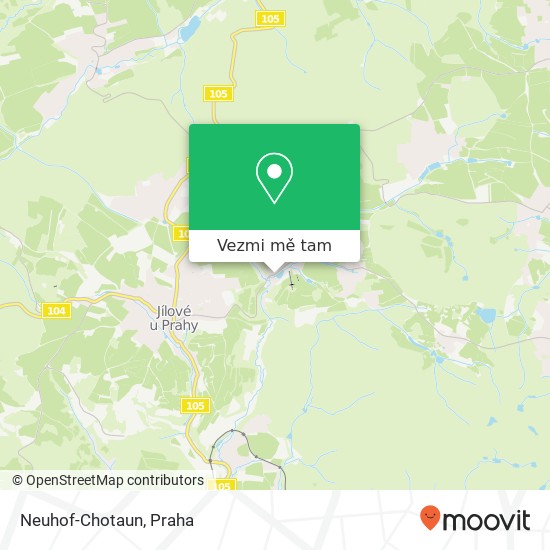 Neuhof-Chotaun mapa