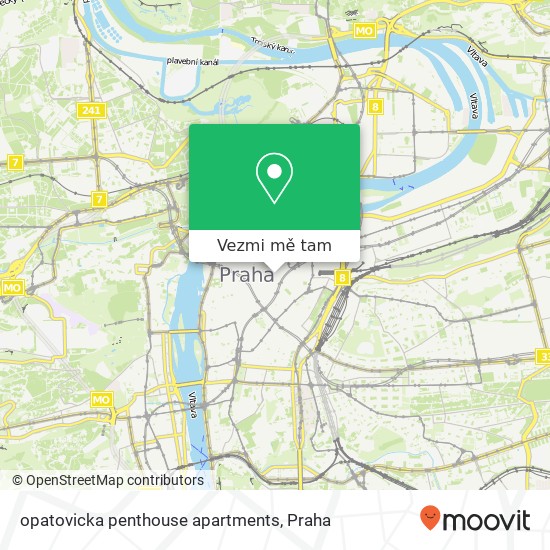 opatovicka penthouse apartments mapa