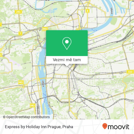 Express by Holiday Inn Prague mapa