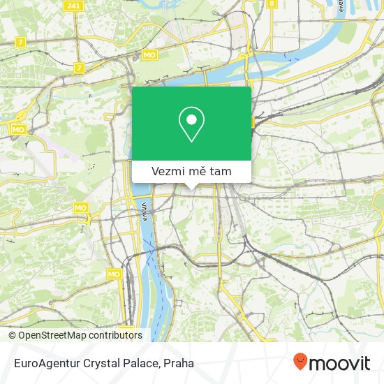 EuroAgentur Crystal Palace mapa