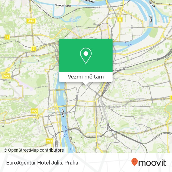 EuroAgentur Hotel Julis mapa