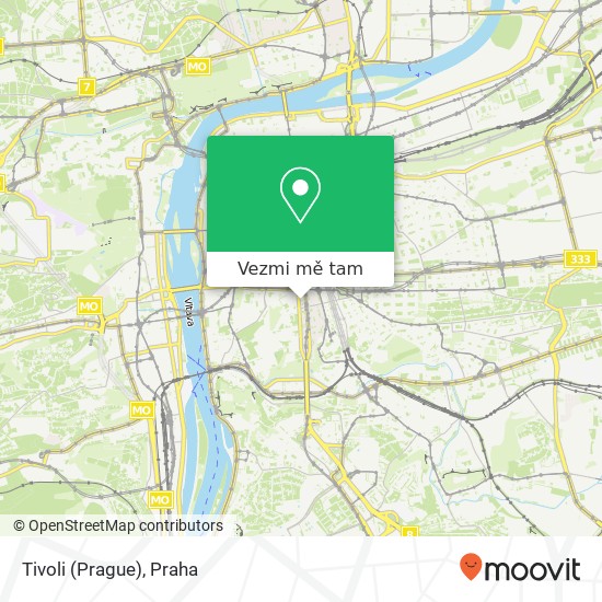 Tivoli (Prague) mapa
