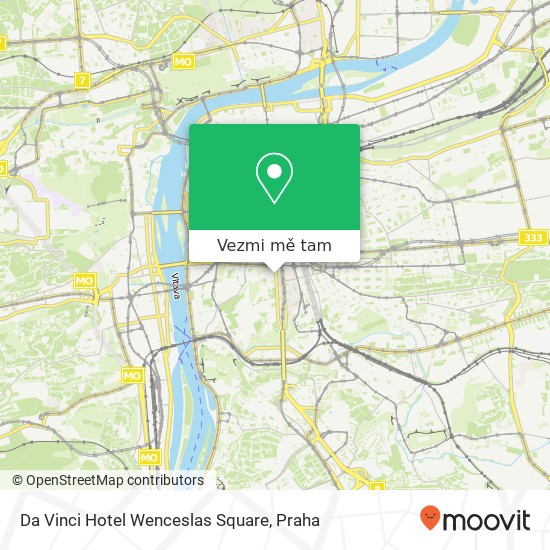 Da Vinci Hotel Wenceslas Square mapa