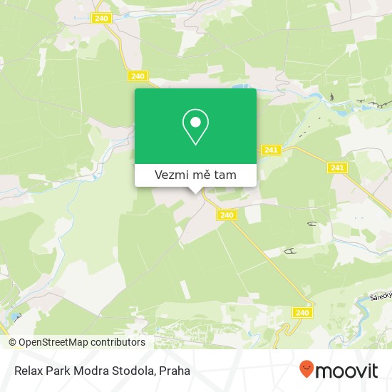 Relax Park Modra Stodola mapa