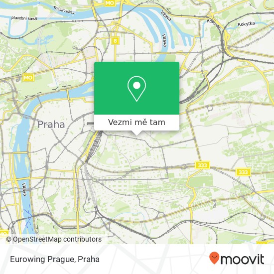 Eurowing Prague mapa