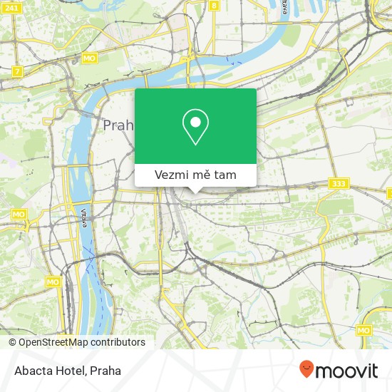 Abacta Hotel mapa