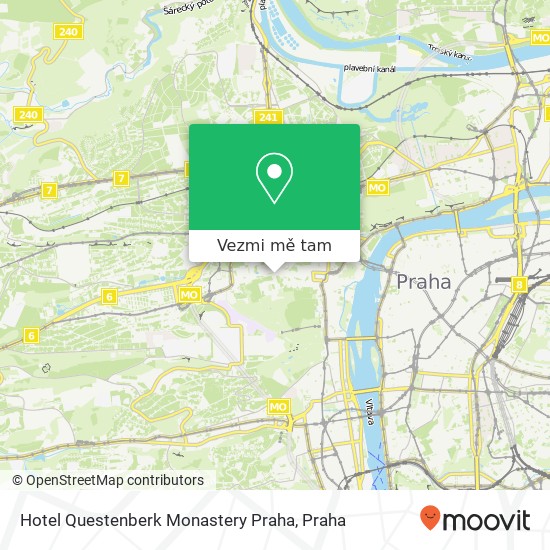 Hotel Questenberk Monastery Praha mapa