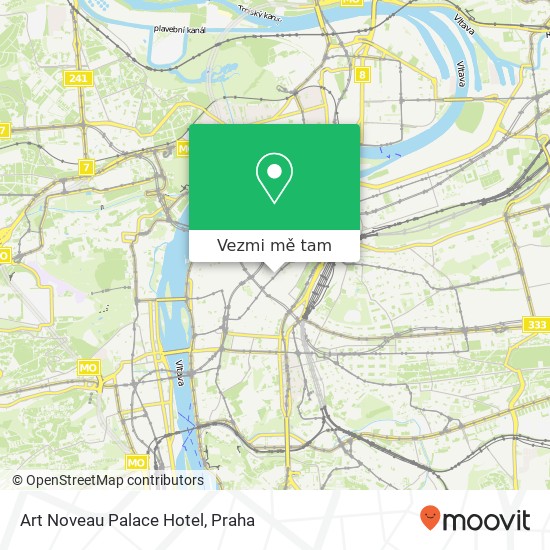 Art Noveau Palace Hotel mapa