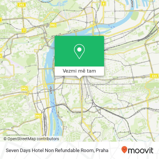 Seven Days Hotel Non Refundable Room mapa