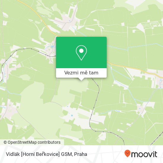 Vidlák [Horní Beřkovice] GSM mapa