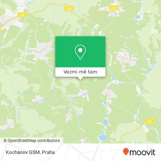 Kochánov GSM mapa