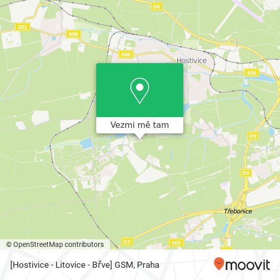 [Hostivice - Litovice - Břve] GSM mapa