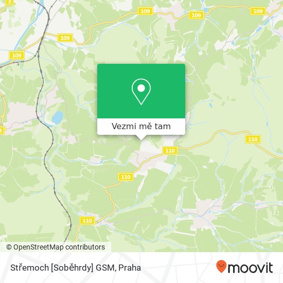 Střemoch [Soběhrdy] GSM mapa
