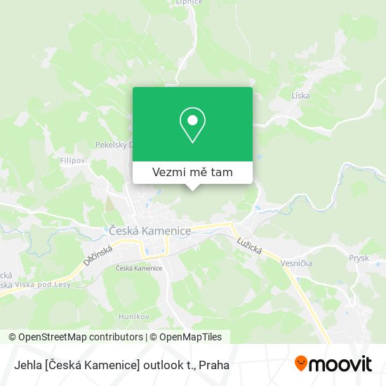 Jehla [Česká Kamenice] outlook t. mapa