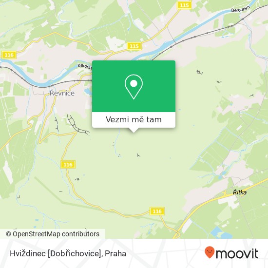 Hviždinec [Dobřichovice] mapa