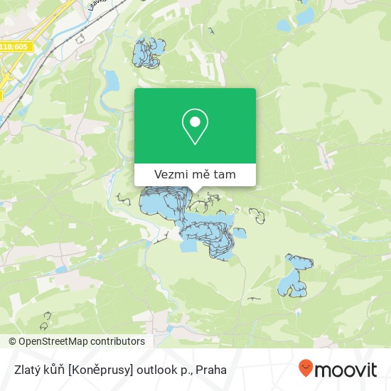 Zlatý kůň [Koněprusy] outlook p. mapa