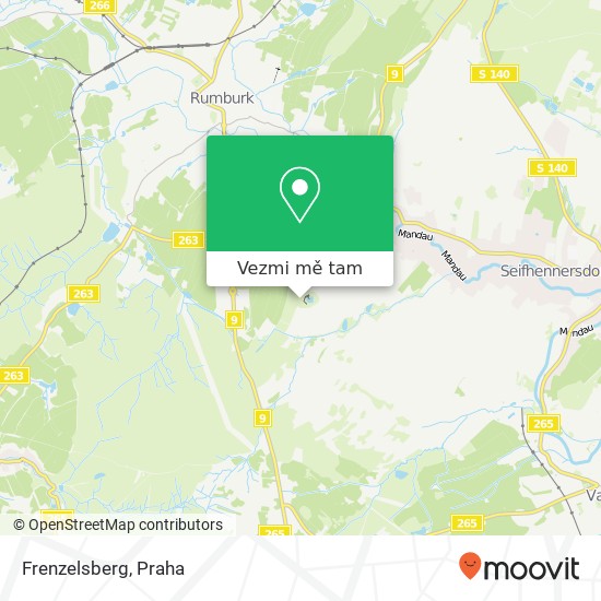 Frenzelsberg mapa